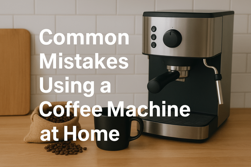 Common Mistakes Using a Coffee Machine at Home